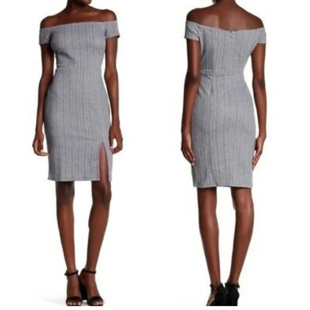 Ali & Jay Gray Won't Be Silenced Off The Shoulder Dress Size S